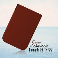 slim case for pocketbook 631 plussmart pu leather cover for pocketbook touch hd 631magnetic funda for pocketbook touch hd 2