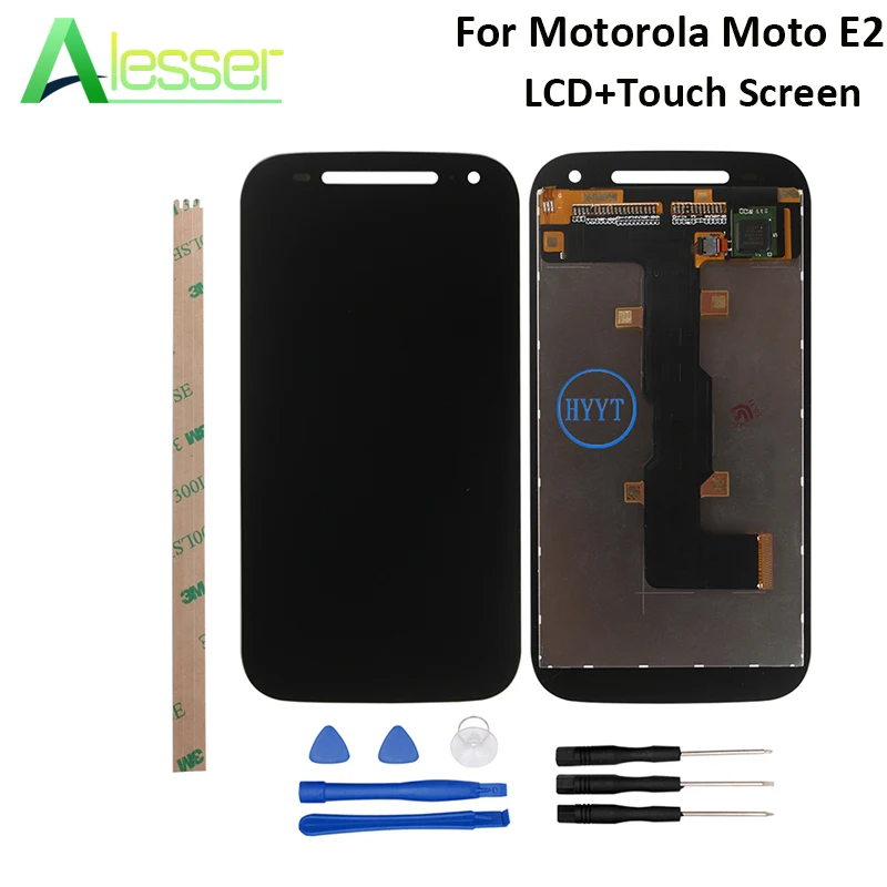 ЖК-дисплей Alesser для Motorola Moto E2 XT1505 XT1511 XT1524 сенсорный экран дигитайзер в сборе