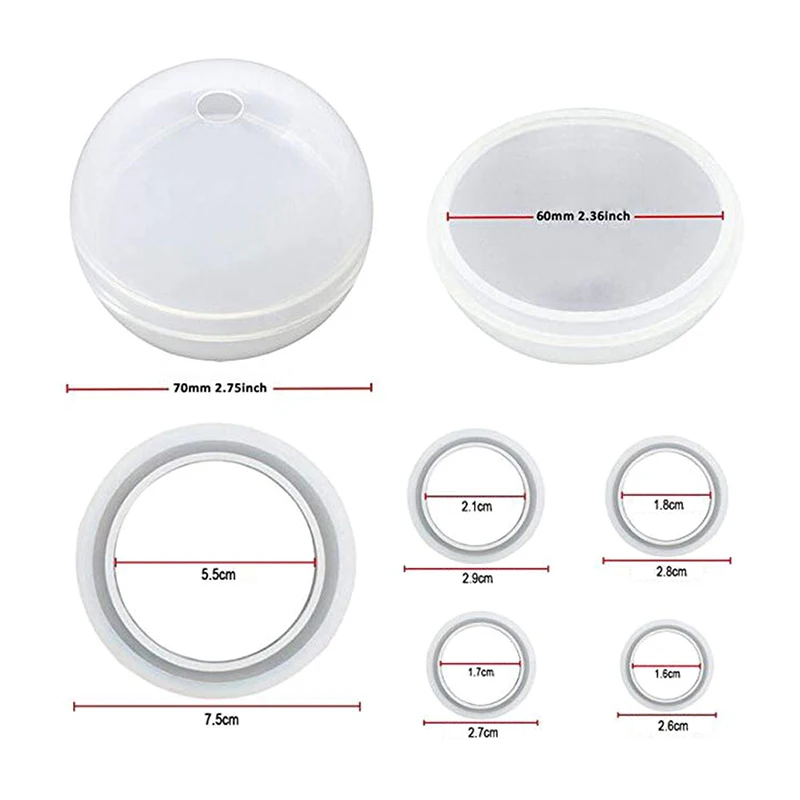 Комплект пресс форм для литья из смолы DIY силиконовая форма изготовления