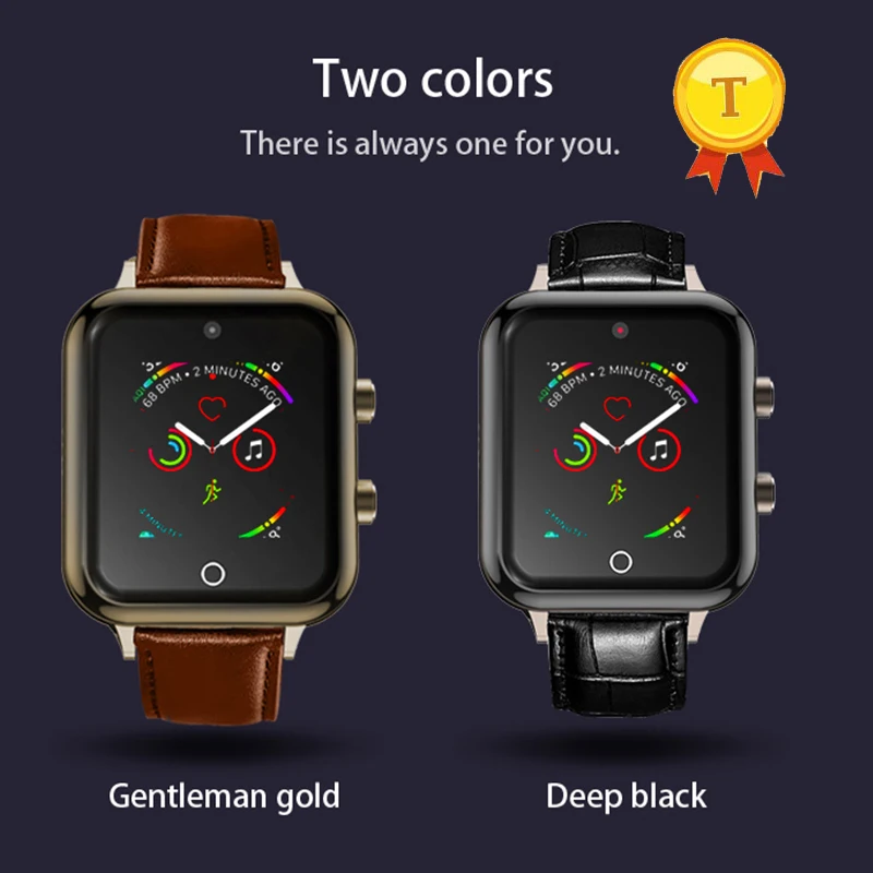 2019 Smart Watch 4GB Android 6.0 SmartWatch WIFI Nano SIM Card with play music Heart Rate Monitor support Dutch Latvian Estonian |
