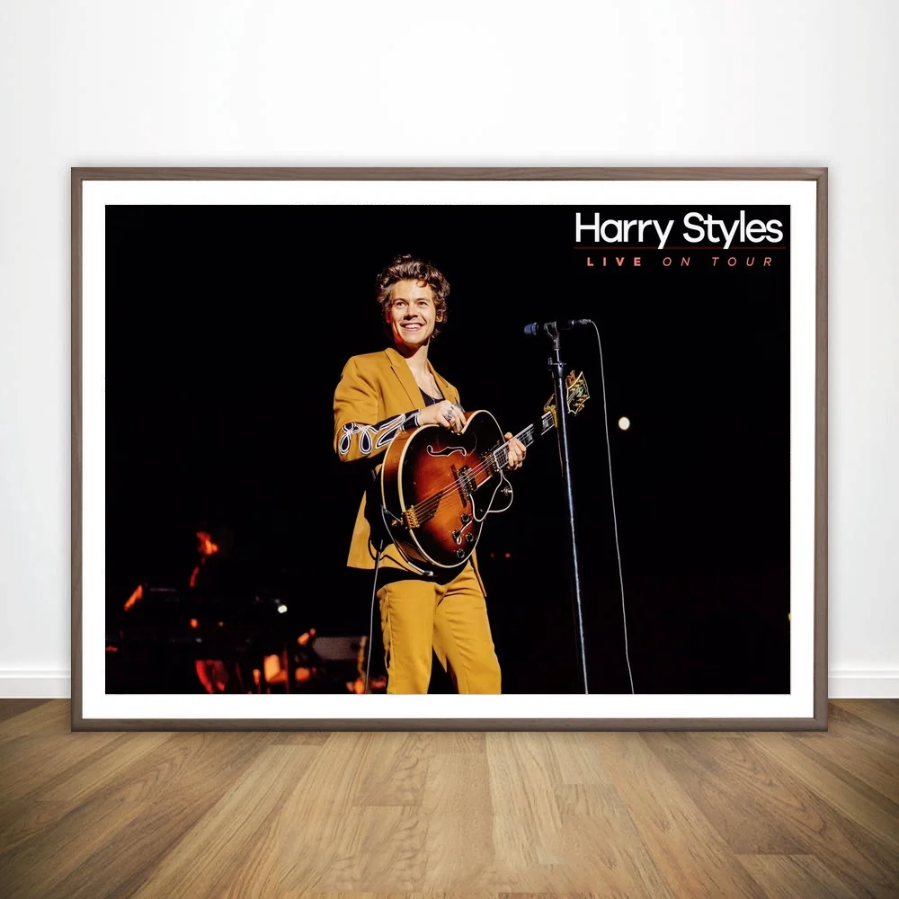 New Harry Styles Custom Music Star Album Art Poster Silk Light Canvas Painting Print For Home Decor Wall Picture | Дом и сад