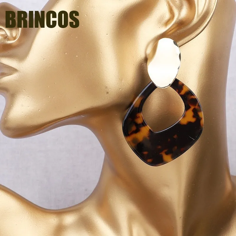 Серьги из акрила в стиле бохо корейские и индийские ювелирные изделия для женщин