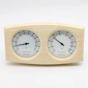 Двойной аксессуар для сауны деревянный гигротермограф термометр гигрометр сауна комната