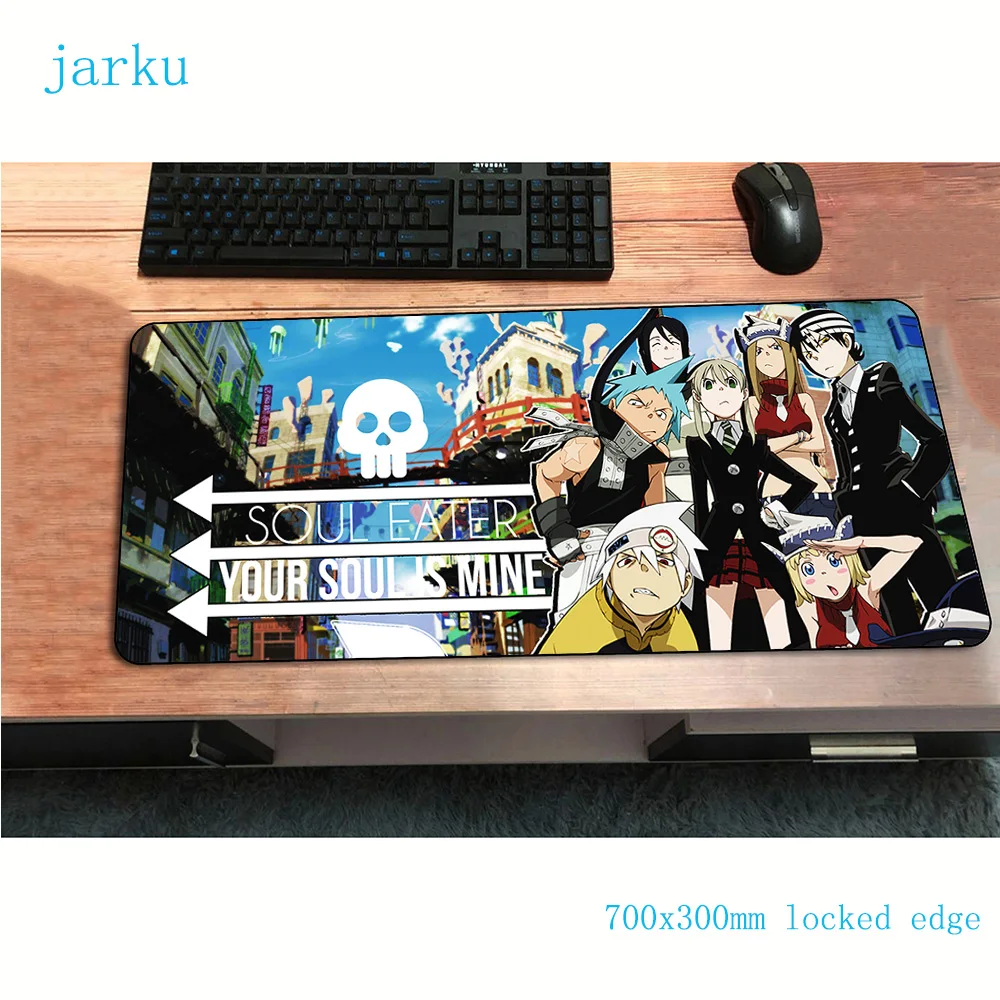 Коврик для мышки с аниме soul eater 700x300 мм игровой коврик мыши геймер подарок