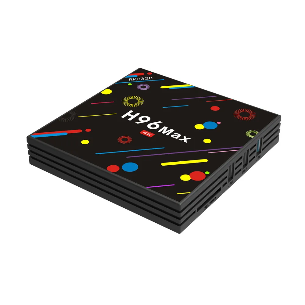 H96 MAX H2 Smart ТВ Box Android 7 1 RK3328 4 ядра GB/32 GB K VP9 HDR10 Wi-Fi Bluetooth 0 Media Player Декодер каналов