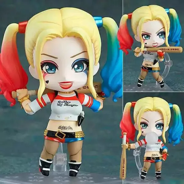 10 см милый DC Джокер Харли Куинн самоубийцы Отряд Nendoroid ПВХ фигурка Giocattoli Brinquedos для
