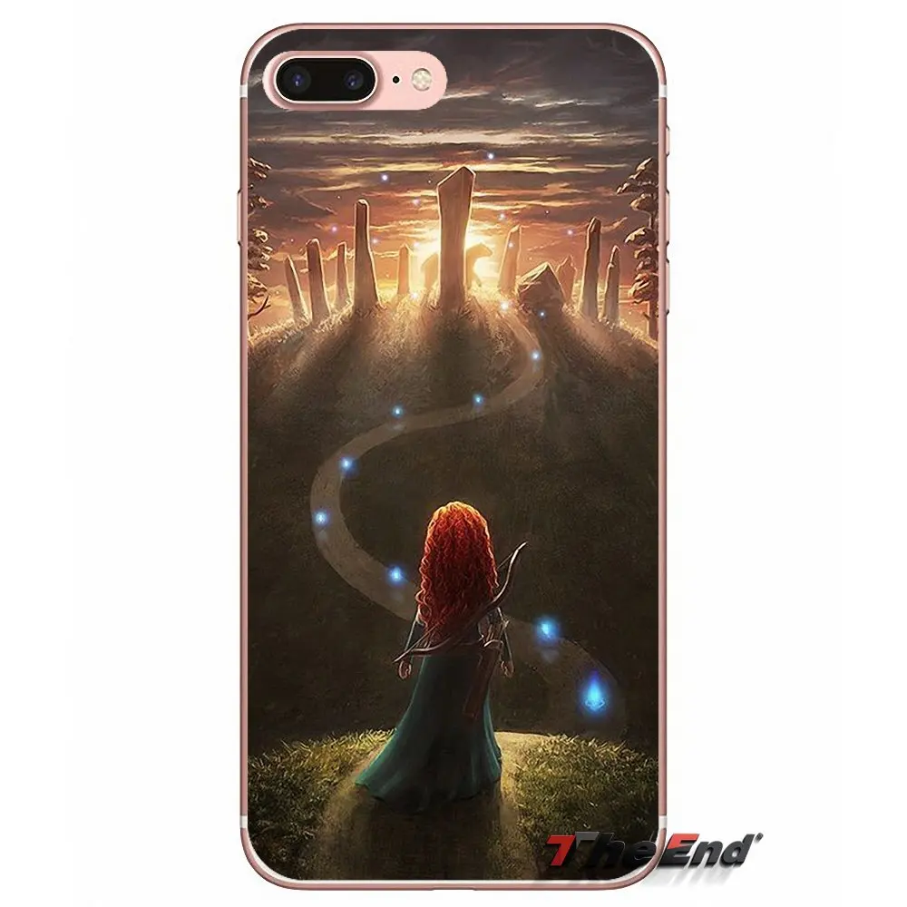 Чехол для iPhone X 4 4S 5 5S 5C SE 6 6S 7 8 Plus Samsung Galaxy J1 J3 J5 J7 A3 A5 2016 2017 Brave Princess Movie Merida Archer|case plus|for
