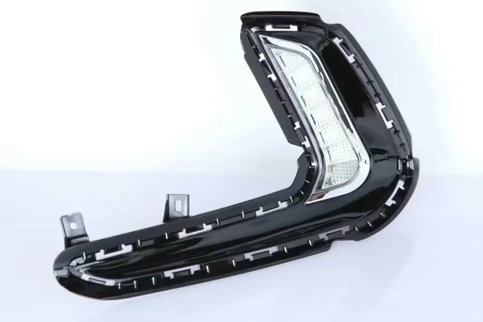 CSGJMY 1 комплект 12 В ABS светодиодный автомобильный DRL дневные ходовые огни с желтым сигналом поворота для hyundai Avante AD Elantra