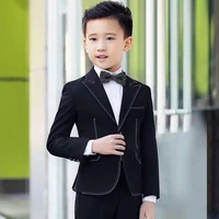 new style notched lapel boy suits one button wedding suits children party tuxedos boys smoking blazer jacketpantvest