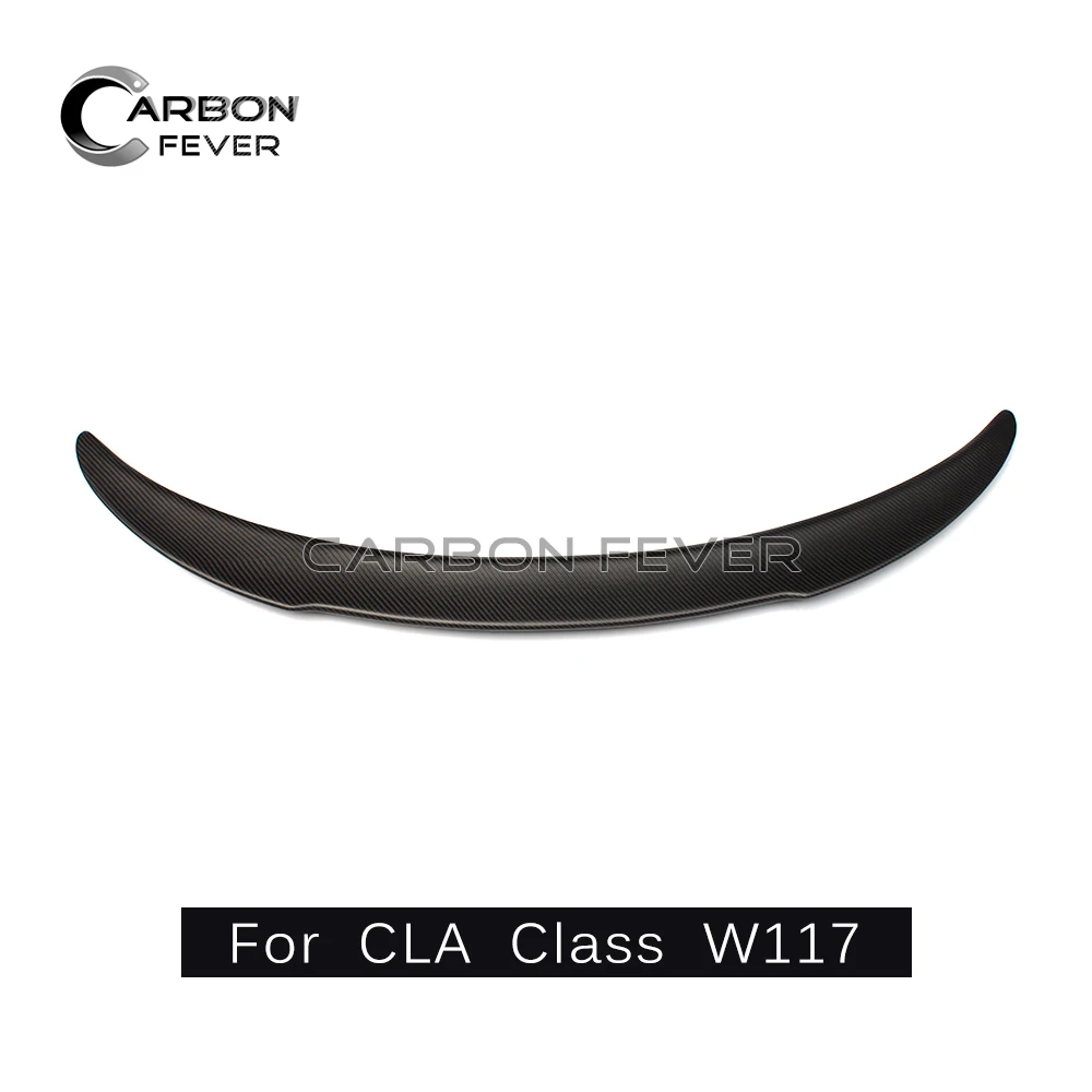 Автомобильный матовый черный спойлер для Mercedes CLA Class W117 Cla180 200 250 45 2013 Н. В. Авто