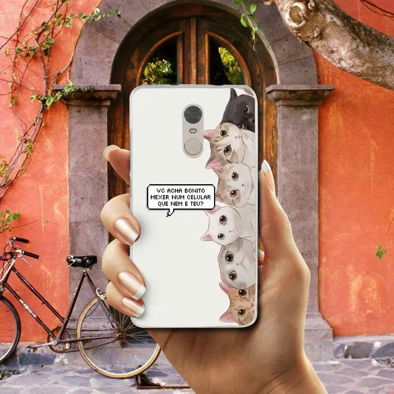 Мягкий силиконовый чехол Nyangmi Cat для мобильного телефона Xiaomi Redmi Mi Note 2 3S 4X 4A 6 5 5S 5A 8
