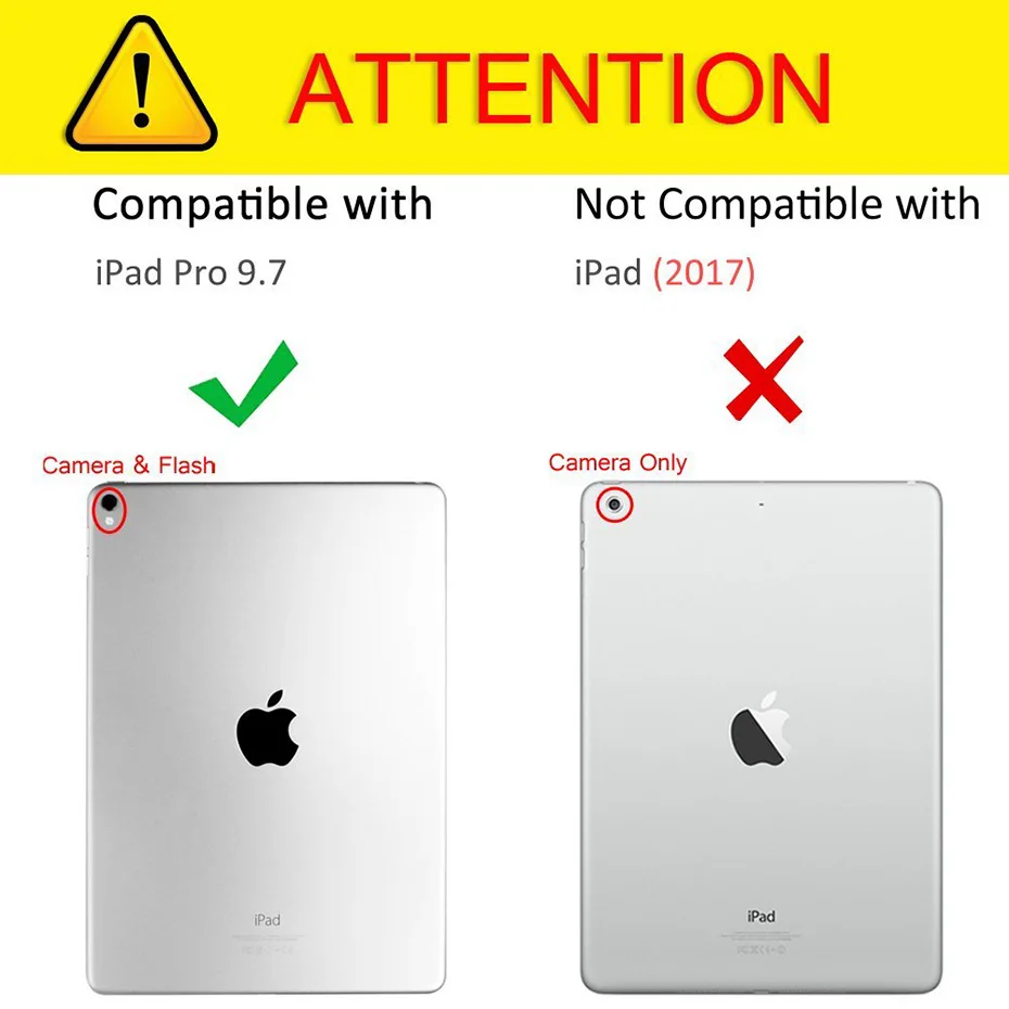 Вращающийся на 360 градусов чехол с подставкой для iPad Pro 9 7 дюйма ручным ремешком