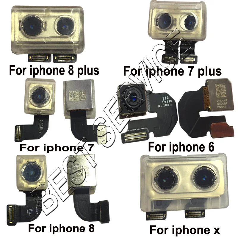 Большая камера для iPhone 5 5S 5c 6 Plus 6S 7 7plus 8 8plus большая задняя гибкий кабель|Шлейфы
