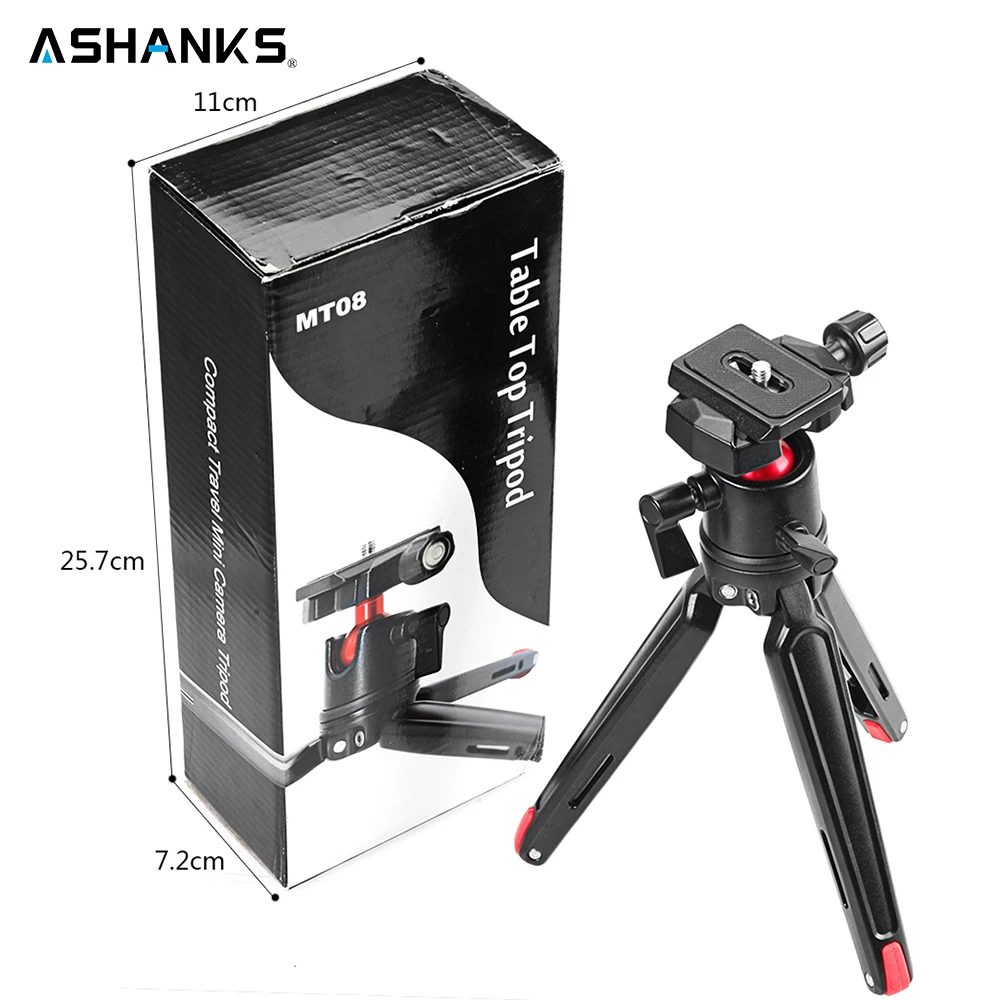 ASHANKS камера для путешествий Штатив студийной фотосъемки Canon Nikon sony DSLR Cam/Gopro Action