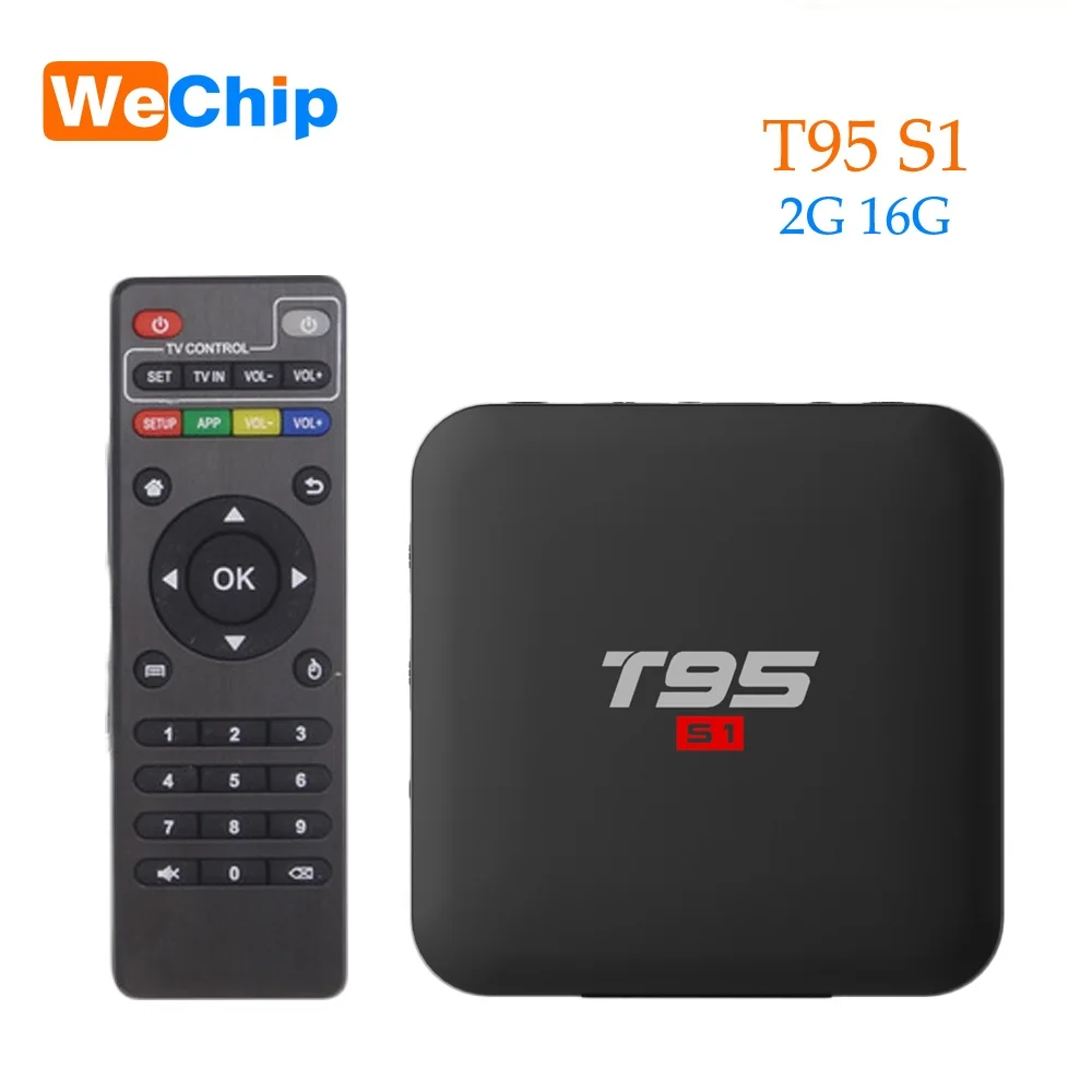 2G 16G Smart Android 7,1 tv Box 2 Гб 16 Гб H.264 HD медиаплеер T95 S1 2,4G Wifi беспроводной Amlogic S905W четырехъядерный PK X96 мини tx3 мини - Цвет: 2G 16G