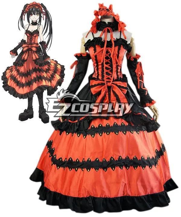 

Date A Live Tokisaki Kurumi Nightmare Cosplay Costume E001