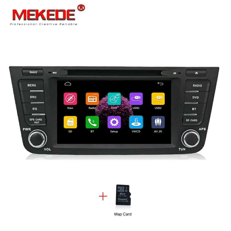 with SD MEKEDE 7 дюймов Автомобильный Радио Стерео gps плеер для Geely Emgrand GX7/EX7/X7 с dvd gps навигацией Bluetooth 1080P - Цвет: with SD