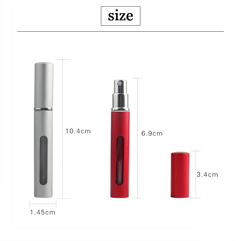 MUB косметика парфюмерия диспенсер 5 мл Портативный многоразовый флакон для духов