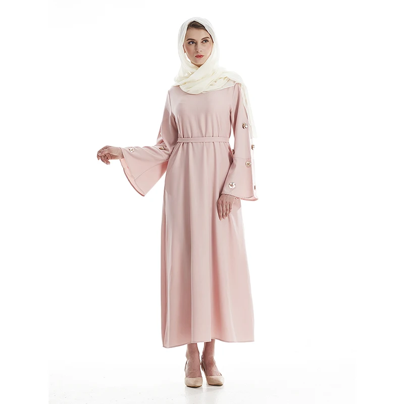 Мода мусульманских Абаи Исламская одежда женское платье Элегантный Vestido