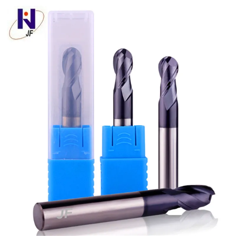 

R10*40*D20*150 Solid carbide Ball nose end mill 2 flute end mills with straight shank milling cutter HRC50 TiAlN Coated