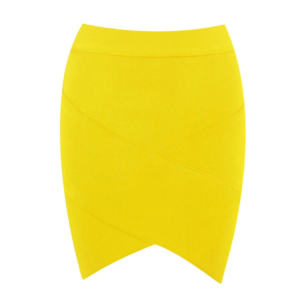 Женская мини-юбка Lyer разноцветная бандажная юбка из искусственного шелка