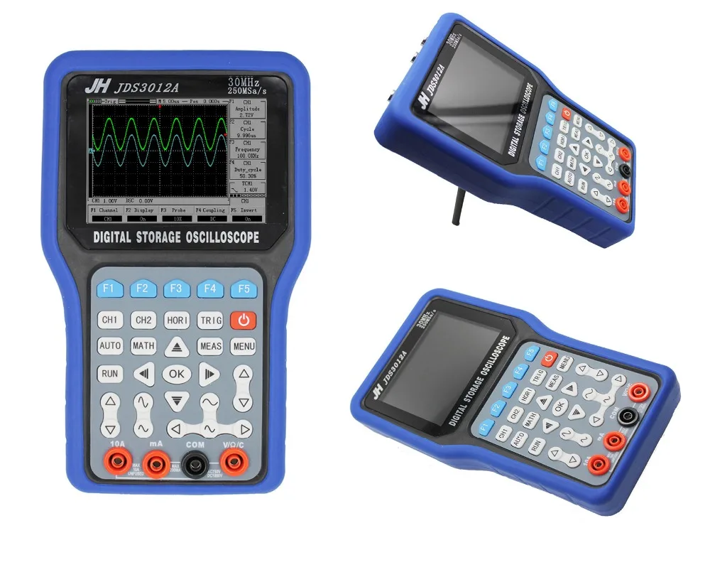 ручной цифровой осциллограф и мультиметр 30 мГц Одноканальный 250 мс/с серии Jinhan