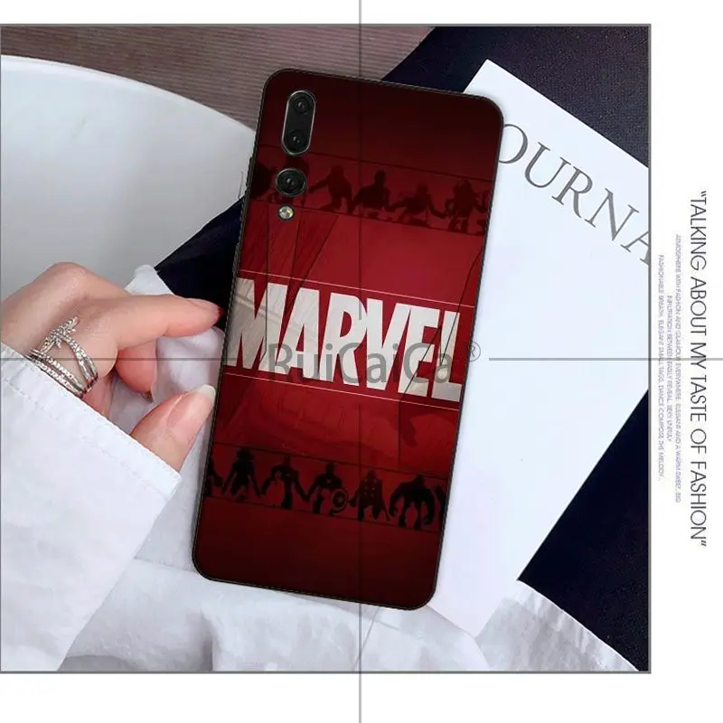 Ruicaica Marvel Avengers logo Printing Drawing Phone Case cover Shell for Huawei Mate10 Lite P20 Pro P9 P10 Plus View 10 Cover | Мобильные