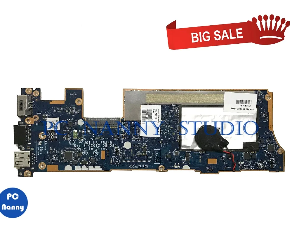 ПК Няня для HP ENVY SPECTER 13 XT I7 3537U 4Glaptop материнская плата 715153 501 VCU01 LA 8554P