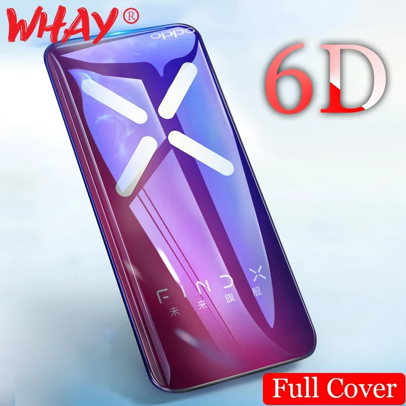 6D закаленное стекло для OPPO K7 K1 полное покрытие F9 Pro A53 A32 A3S A5 R11S R15 R17 Realme 2 Защитная
