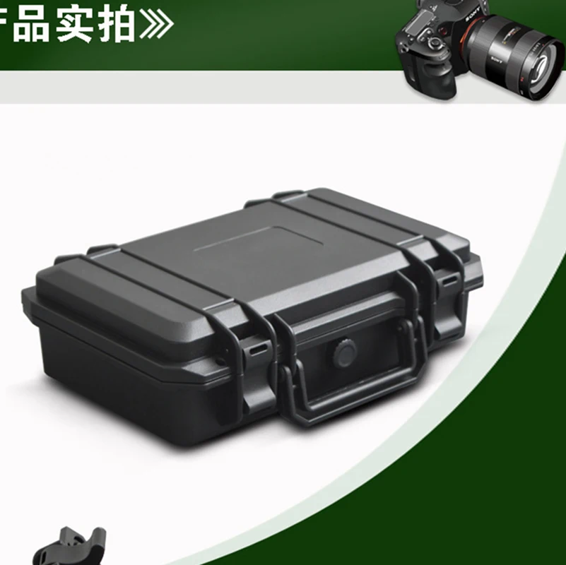 PP plastic waterproof shockproof carrying case tool box with foam