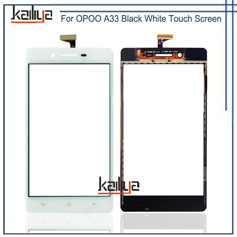 Дигитайзер сенсорный экран для Oppo A33 Черный Белый Новый 5 0 дюймов стекло сенсор