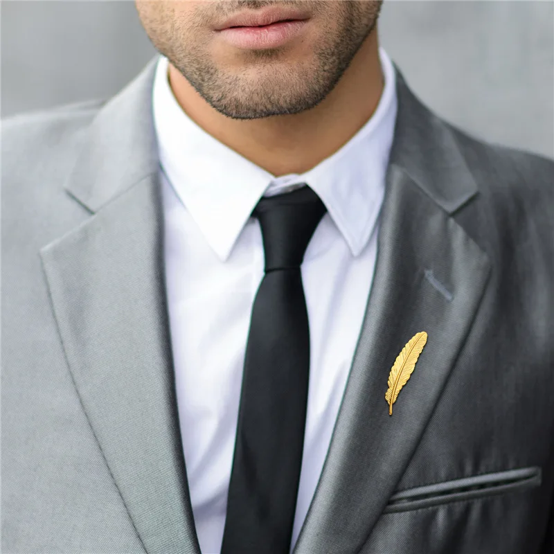 Звездный Властелин лебедь перо брошь для женщин/мужчин ювелирные изделия платье