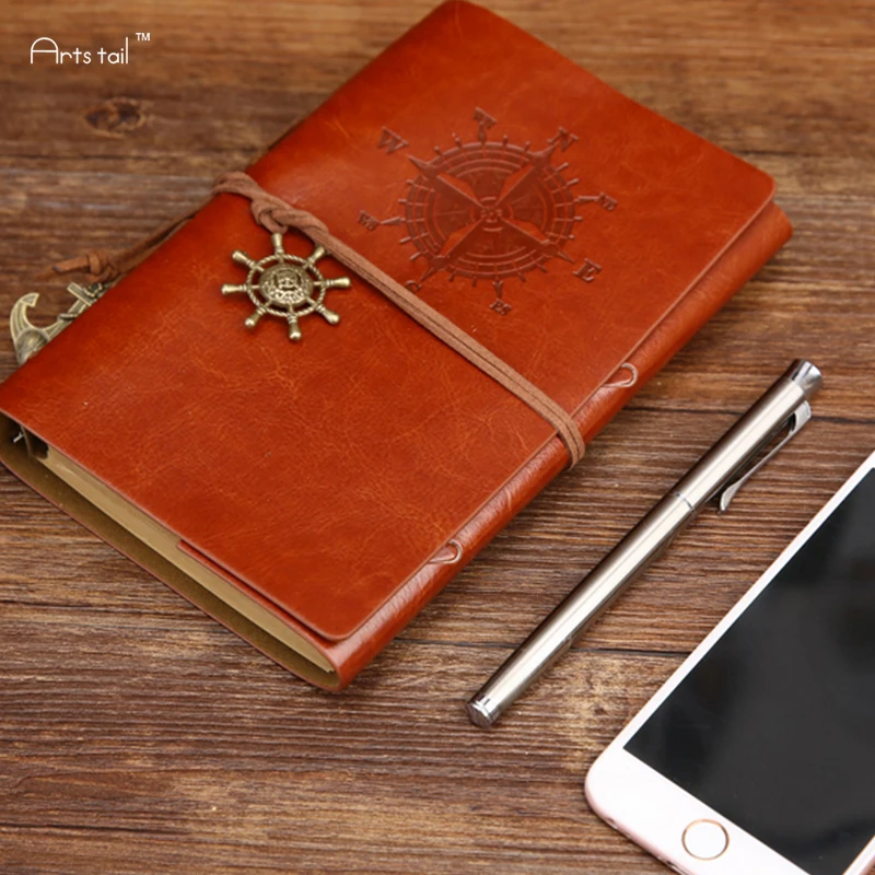 Обложка из искусственной кожи винтажный пиратский дневник записная книжка с