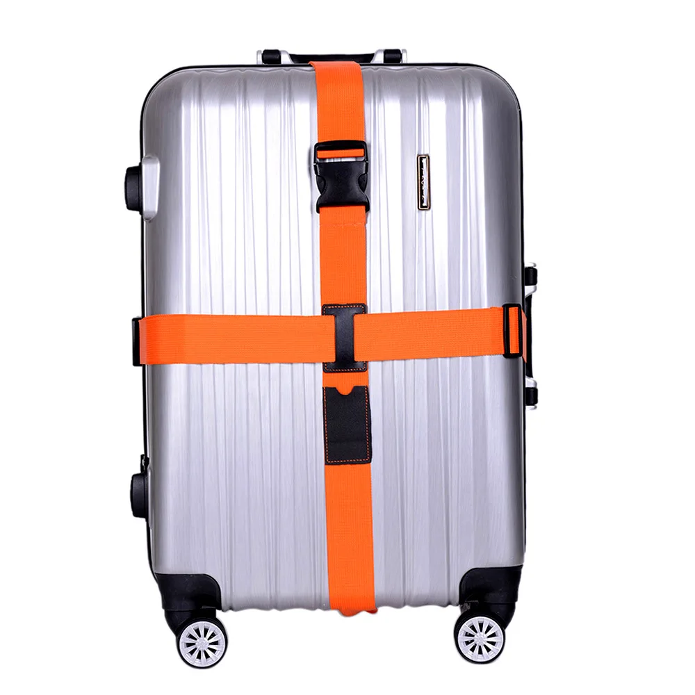 Практичный нейлоновый дорожный чемодан с крестообразными ремнями ремень для