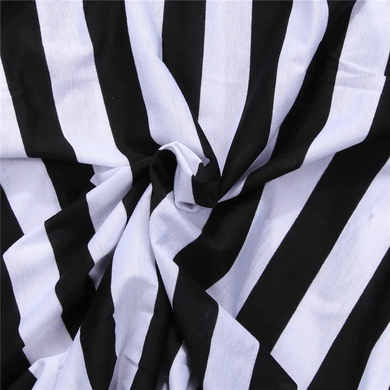 Одинаковое платье в полоску для мамы и дочки летнее без рукавов стиле бохо