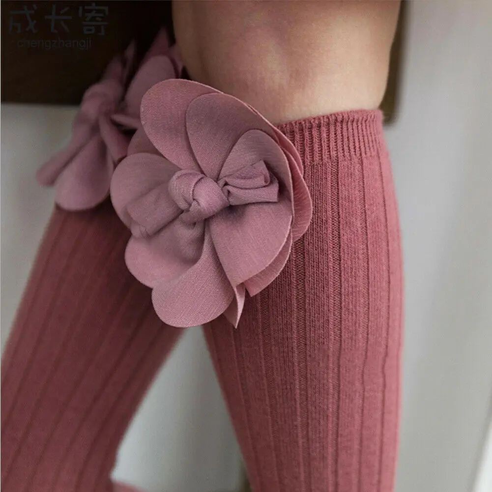 Newborn Baby Girls Socks Summer Spring Mesh Kids Bow Knee High Long Tube Sock Sokken Princess Infant Calcetines |