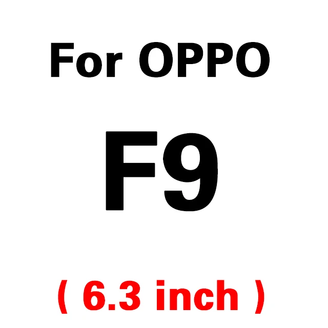 for oppo F9 2 шт 5D край стекла для oppo Realme 2 A3S A5 Закаленное стекло протектор экрана для oppo F1S F3 F5 F7 F9 Realme2 защитная пленка - Цвет: for oppo F9