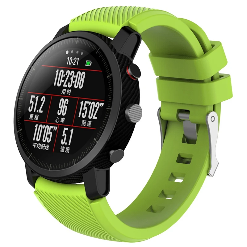 Ремешок YUEDAER Twill с узором для Huami Amazfit Stratos 2 ремешки умных часов Замена Xiaomi Pace 22 мм