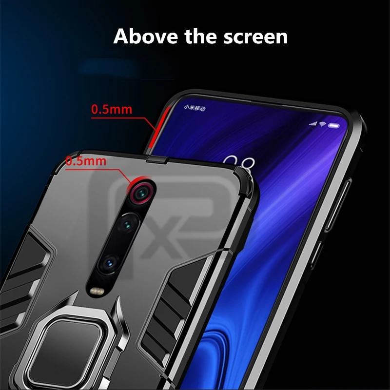 Чехол для Xiaomi Mi 9T Pro держатель кольца защитный бампер задняя крышка Mi9T Redmi K20 чехол