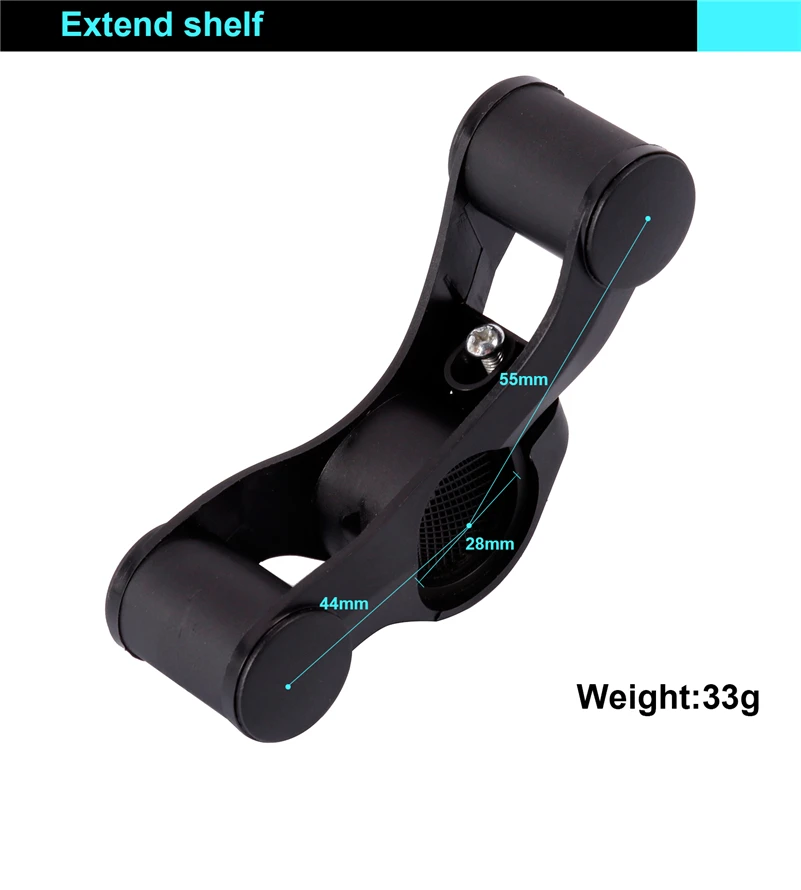 Удлинитель для ручки велосипеда WEST BIKING нейлоновый двойной держатель горных и