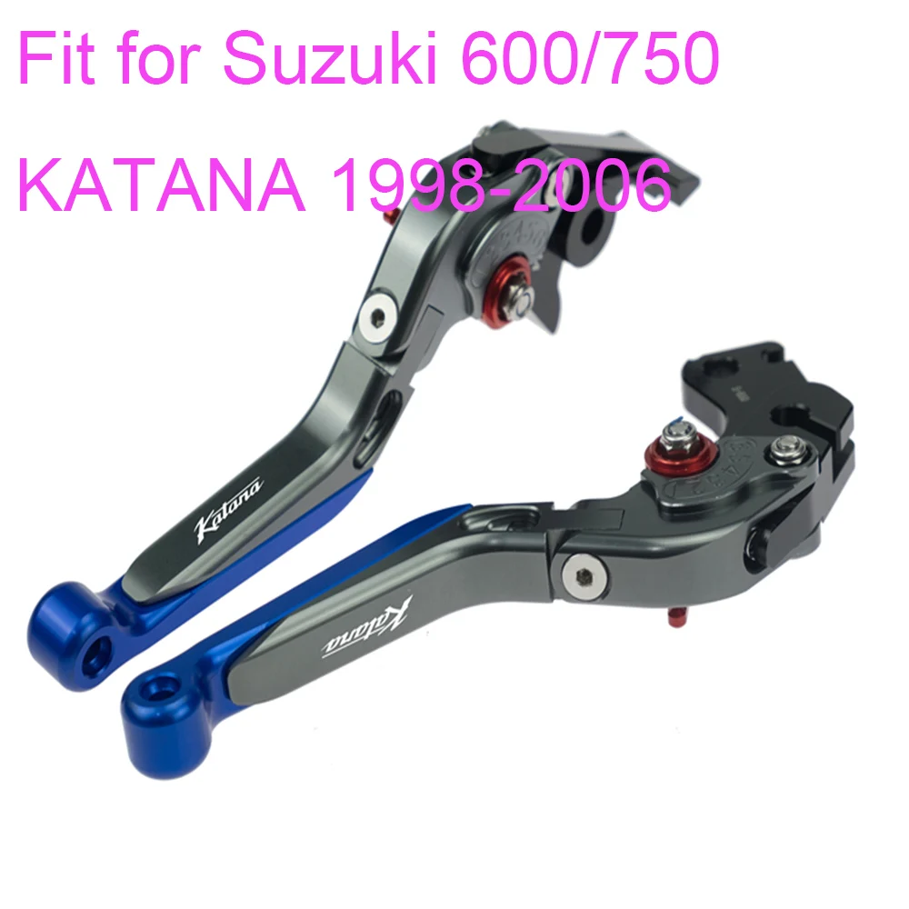 

KODASKIN Left and Right Folding Extendable Brake Clutch Levers for Suzuki gsx600 gsx750 KATANA 1998-2006