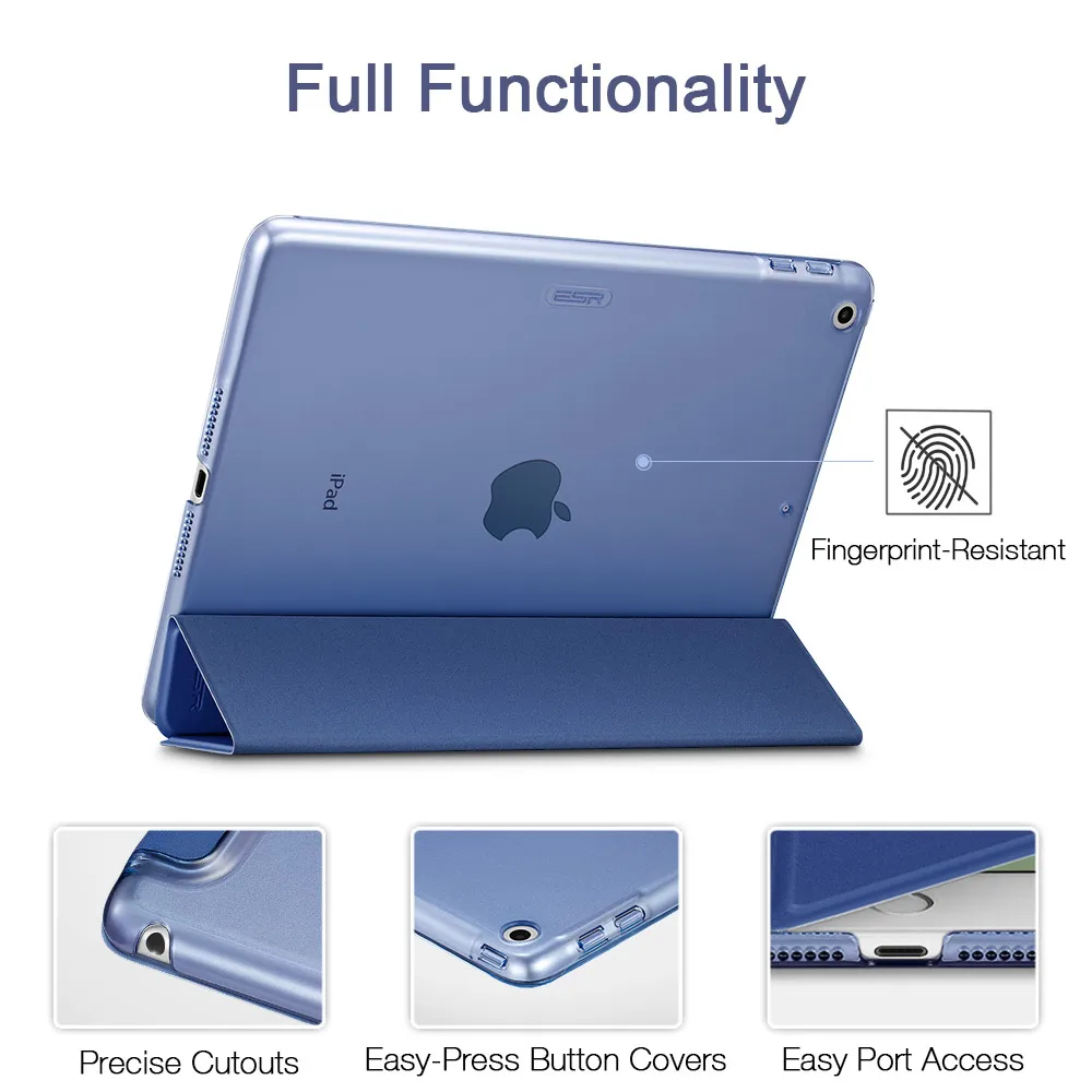 Чехол ESR для iPad Mini 5 Yippee Trifold Smart чехол с функцией автоматического сна/пробуждения легкий чехол с подставкой жесткая задняя крышка для iPad Mini 5