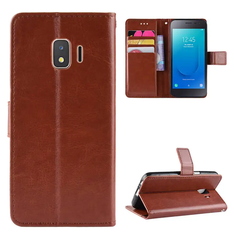 Чехол-книжка для Samsung J2 Core J260F из искусственной кожи Galaxy 2018 J260 J260G SM-J260F/DS SM-J260G |