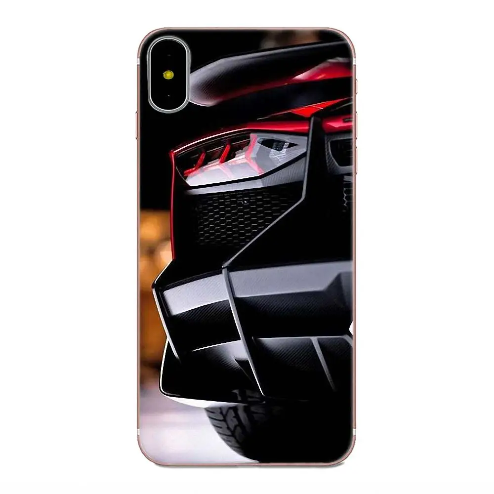 Супер Спортивная Автомобильная Мягкая коробка для звонков Apple iPhone 4 4S 5 5C 5S SE 6 6S 7 8