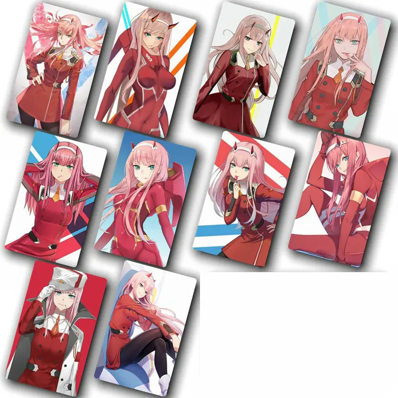 DARLING in the FRANXX аниме наклейки на карты DIY украшения автобус ID Водонепроницаемый карты стикеры s детские стикеры классических игрушек 100 шт