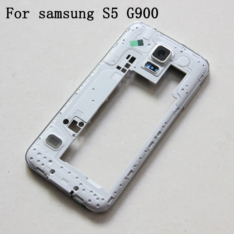 Средний корпус золотой для Samsung Galaxy S5 G900H G900F G900V G900P средняя рамка задняя запасные
