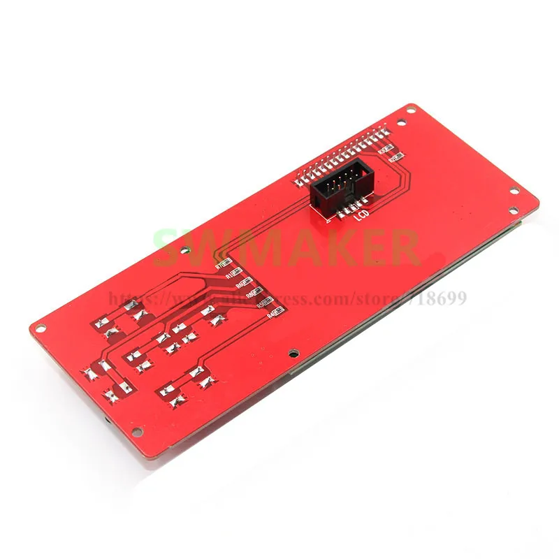 Модуль контроллера ЖК-экрана SWMAKE 2004 с кабелем для 3D-принтера RAMPS 1 4 Mega Pololu Shield Reprap