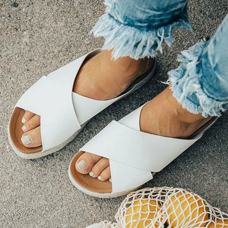 Fip Flops in women's slippers Summer Platform Shoes Wood Women Sandals Clog Wooden High Heel Slippers Zapatillas Plus 35-43 WF27 | Обувь