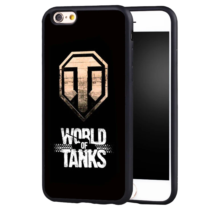 World Of Tanks логотип мягкий силиконовый Полный Защитный чехол для iPhone X 8 7 плюс 6 S 5 5S SE |
