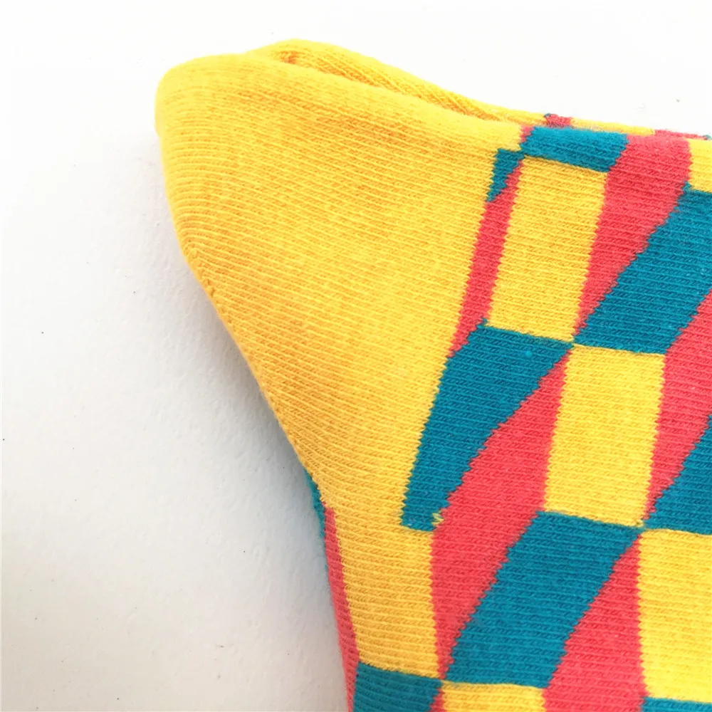 Носки мужские хлопковые в клетку 11 цветов | Мужская одежда